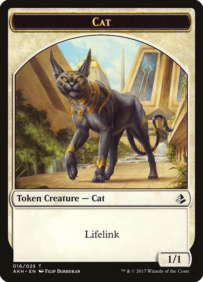 Cat Token [Amonkhet Tokens] | Chromatic Games