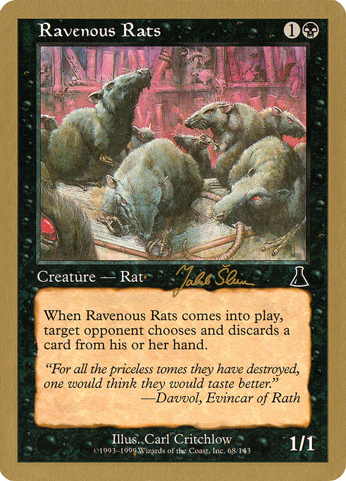 Ravenous Rats (Jakub Slemr) [World Championship Decks 1999] | Chromatic Games