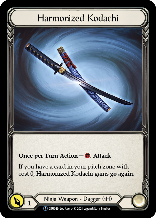 Harmonized Kodachi [U-CRU049] (Crucible of War Unlimited)  Unlimited Normal | Chromatic Games