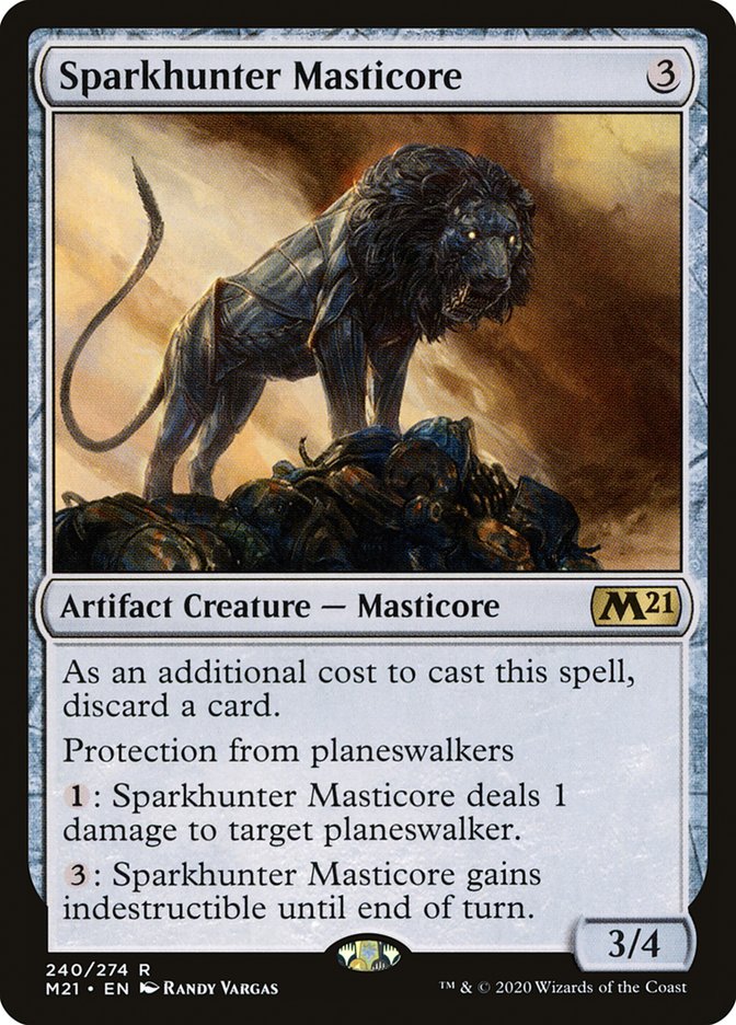 Sparkhunter Masticore [Core Set 2021] | Chromatic Games