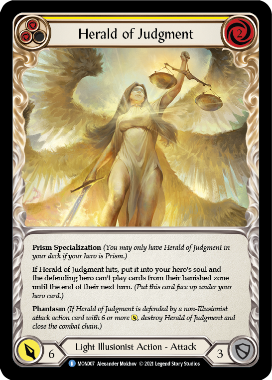 Herald of Judgment [MON007] (Monarch)  1st Edition Normal | Chromatic Games