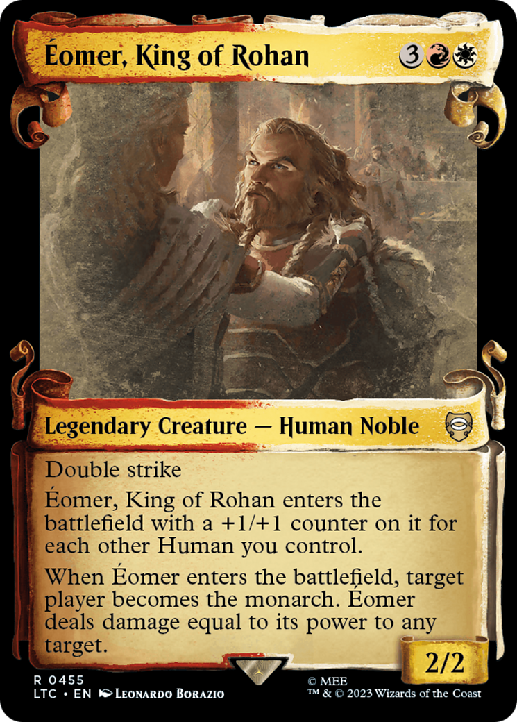 Eomer, King of Rohan [The Lord of the Rings: Tales of Middle-Earth Commander Showcase Scrolls] | Chromatic Games