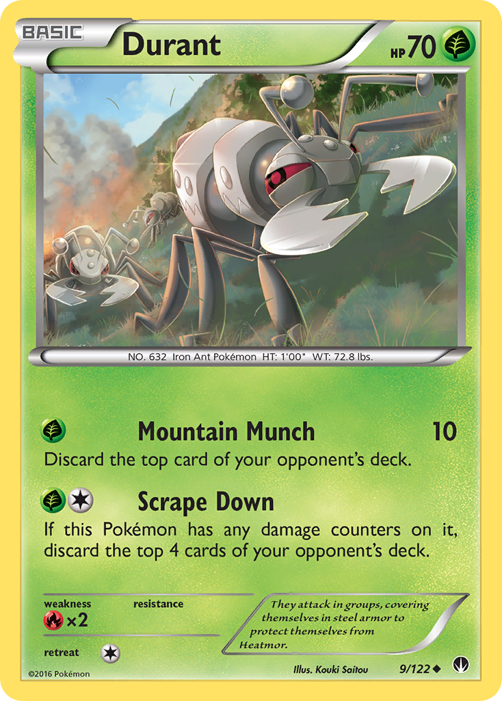 Durant (9/122) [XY: BREAKpoint] | Chromatic Games