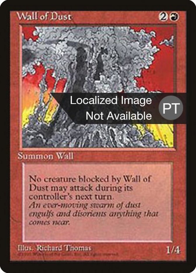 Wall of Dust [Fourth Edition (Foreign Black Border)] | Chromatic Games