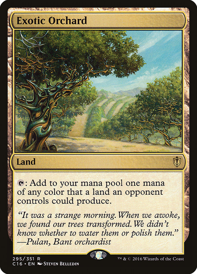 Exotic Orchard [Commander 2016] | Chromatic Games