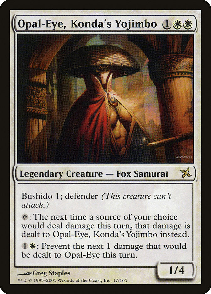 Opal-Eye, Konda's Yojimbo [Betrayers of Kamigawa] | Chromatic Games