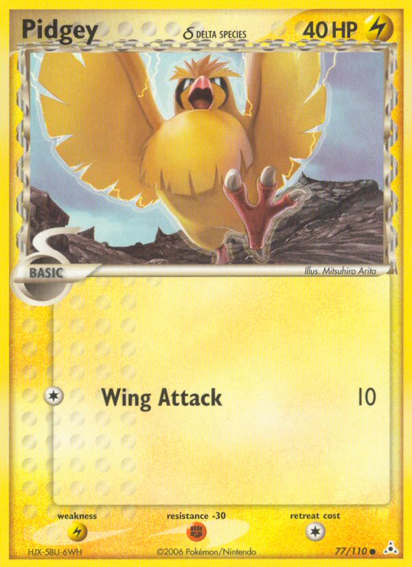 Pidgey (77/110) (Delta Species) [EX: Holon Phantoms] | Chromatic Games