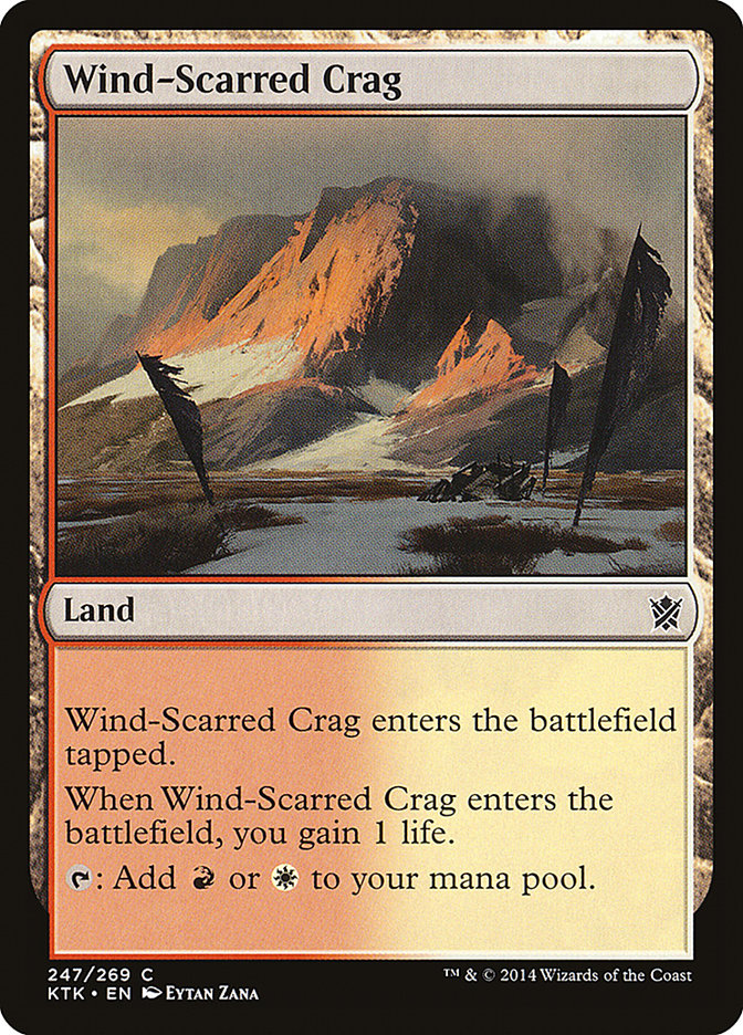 Wind-Scarred Crag [Khans of Tarkir] | Chromatic Games