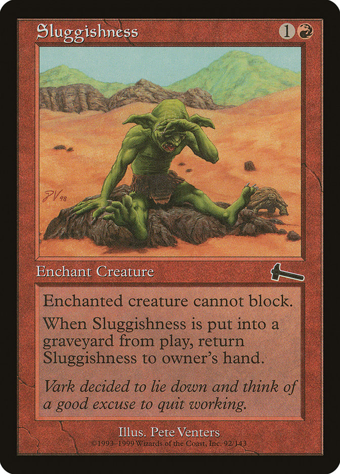 Sluggishness [Urza's Legacy] | Chromatic Games