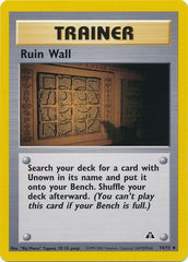 Ruin Wall (74/75) [Neo Discovery Unlimited] | Chromatic Games