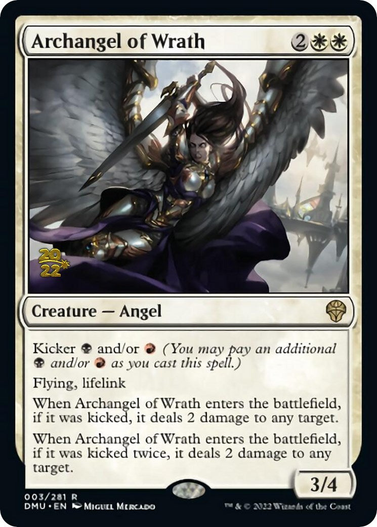 Archangel of Wrath [Dominaria United Prerelease Promos] | Chromatic Games