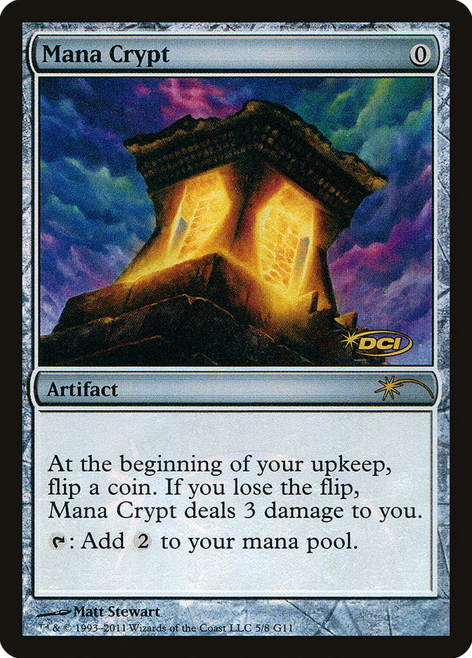 Mana Crypt [Judge Gift Cards 2011] | Chromatic Games