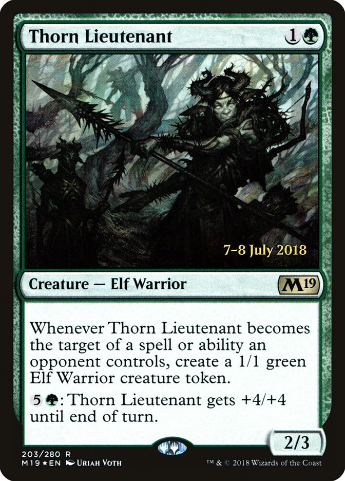 Thorn Lieutenant [Core Set 2019 Prerelease Promos] | Chromatic Games