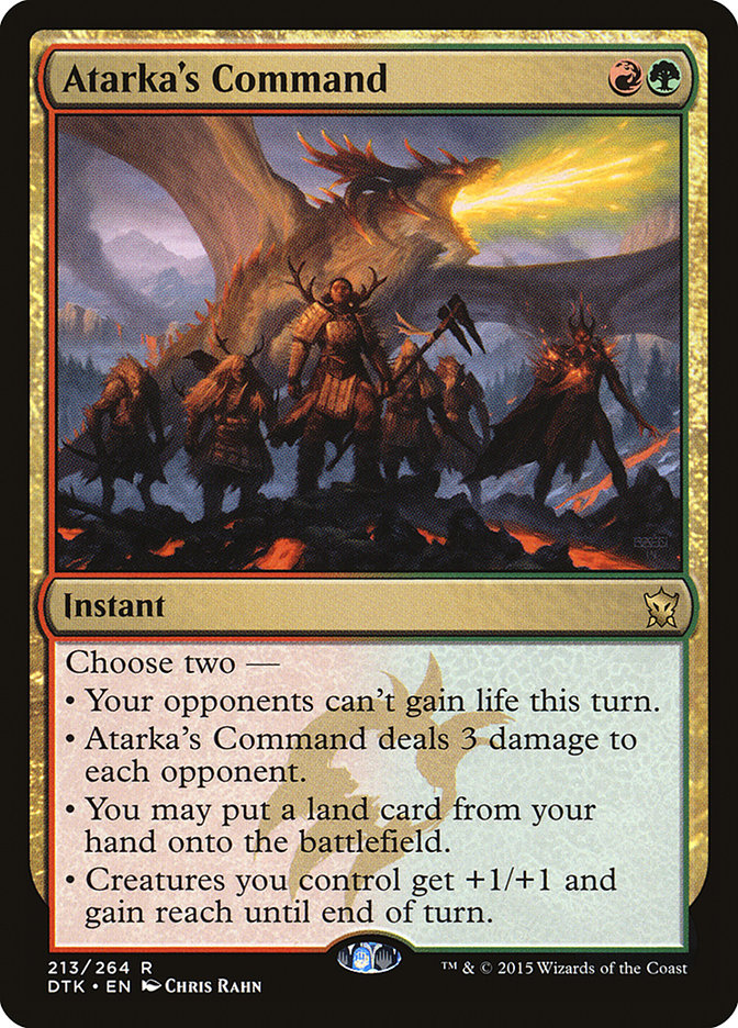 Atarka's Command [Dragons of Tarkir] | Chromatic Games