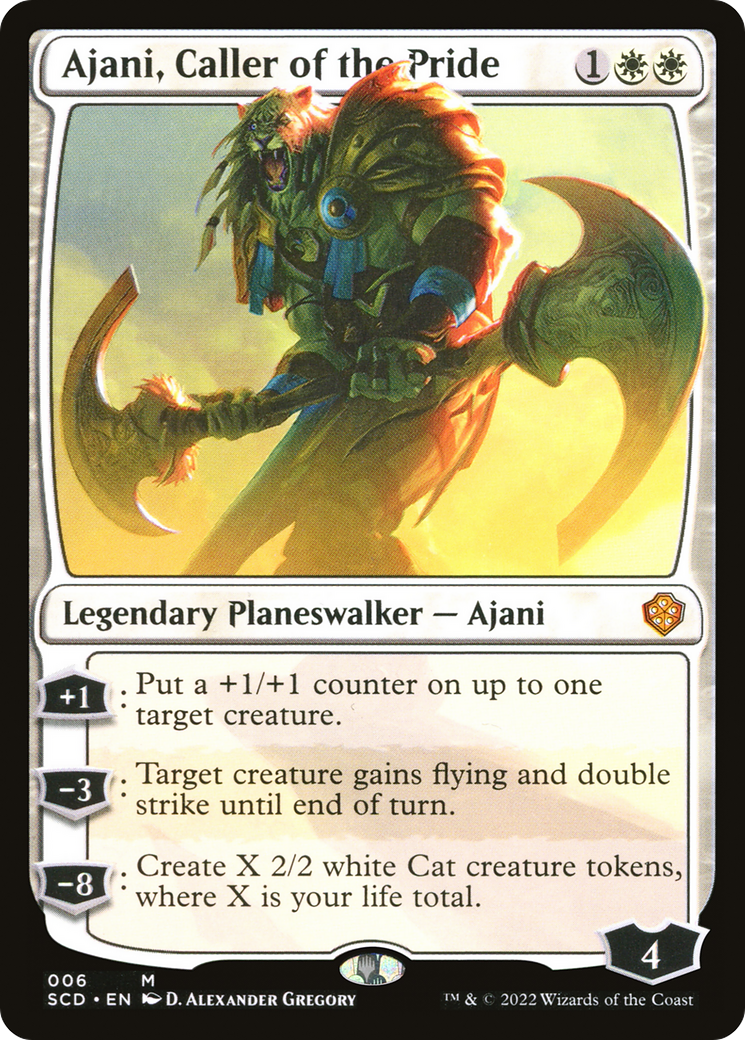 Ajani, Caller of the Pride [Starter Commander Decks] | Chromatic Games