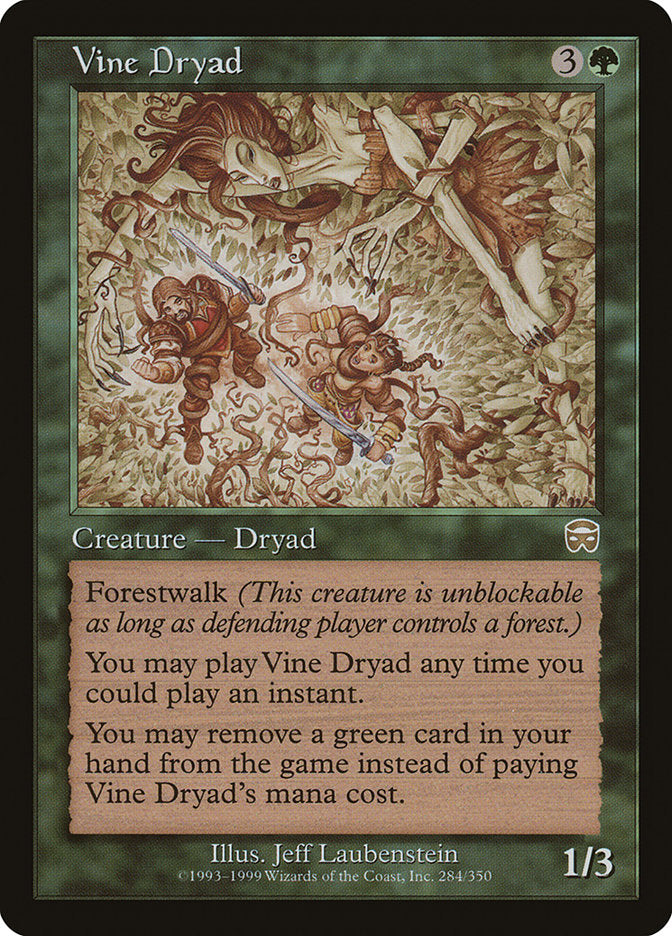 Vine Dryad [Mercadian Masques] | Chromatic Games