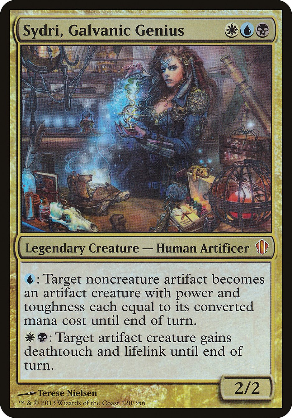 Sydri, Galvanic Genius (Oversized) [Commander 2013 Oversized] | Chromatic Games