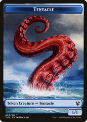 Human Soldier // Tentacle Double-Sided Token [Theros Beyond Death Tokens] | Chromatic Games