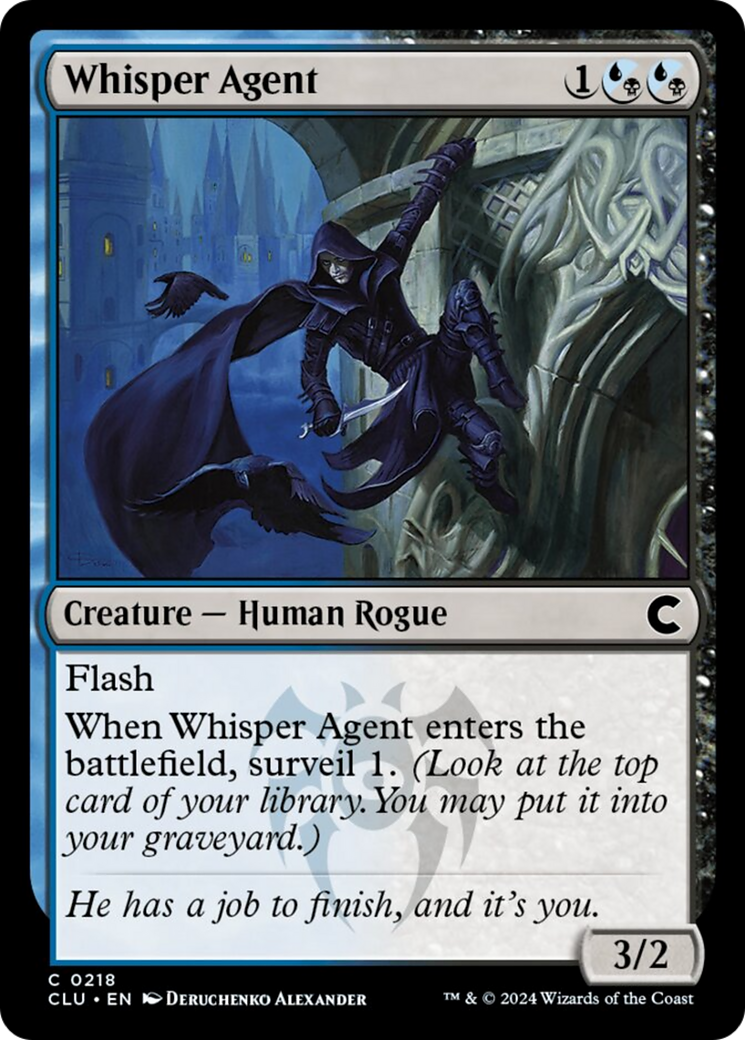 Whisper Agent [Ravnica: Clue Edition] | Chromatic Games