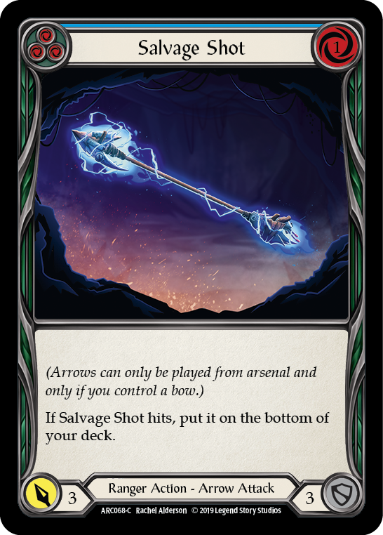 Salvage Shot (Blue) [ARC068-C] (Arcane Rising)  1st Edition Normal | Chromatic Games