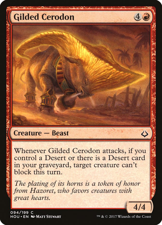 Gilded Cerodon [Hour of Devastation] | Chromatic Games