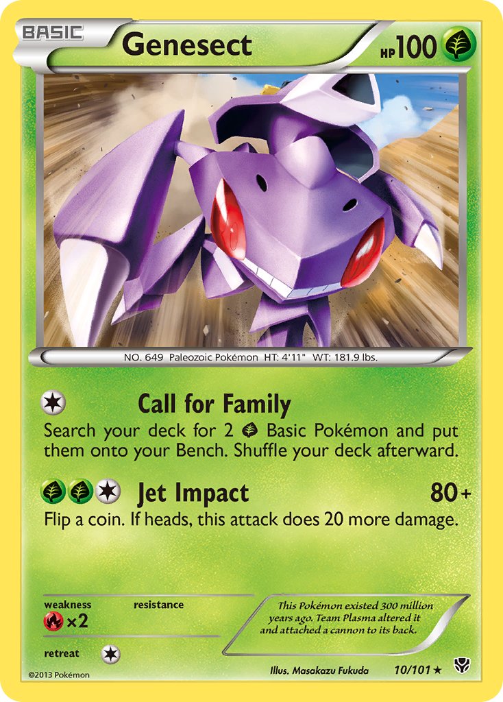 Genesect (10/101) (Theme Deck Exclusive) [Black & White: Plasma Blast] | Chromatic Games