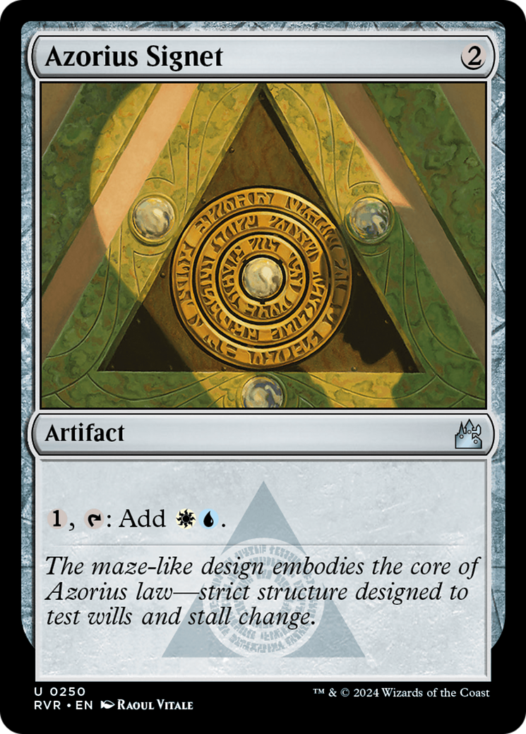 Azorius Signet [Ravnica Remastered] | Chromatic Games