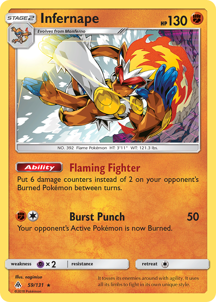 Infernape [Forbidden Light] | Chromatic Games