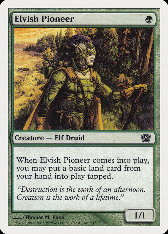 Elvish Pioneer [Eighth Edition] | Chromatic Games