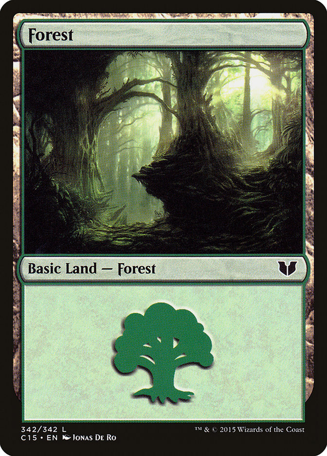 Forest (342) [Commander 2015] | Chromatic Games