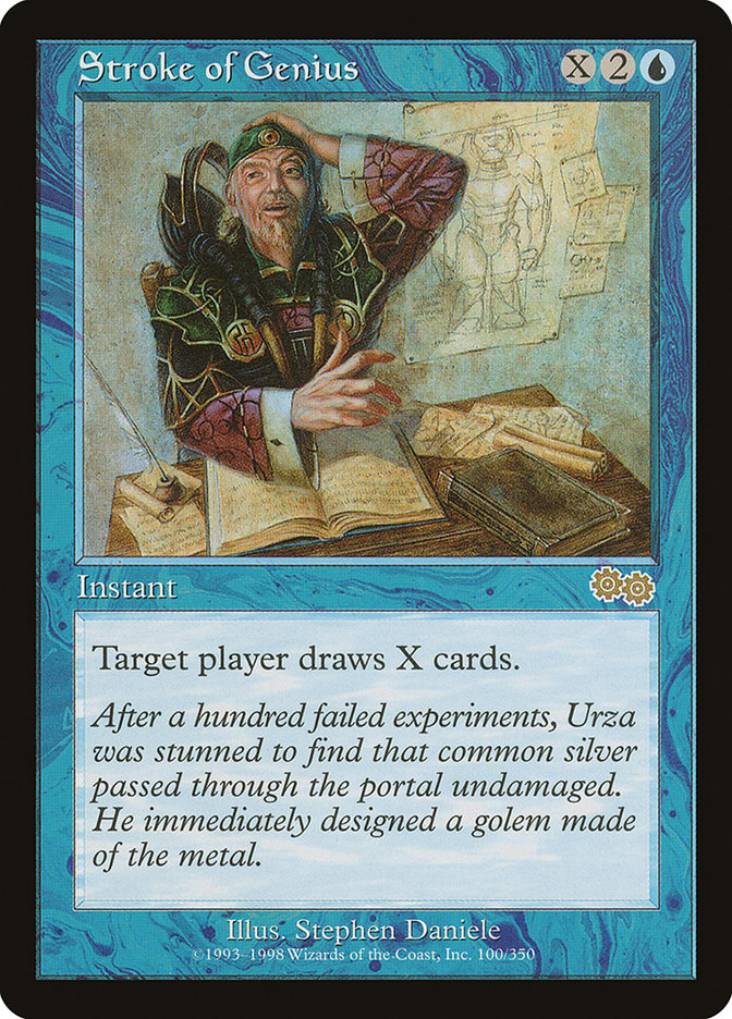 Stroke of Genius [Urza's Saga] | Chromatic Games