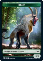 Beast // Treasure Double-Sided Token [Double Masters Tokens] | Chromatic Games