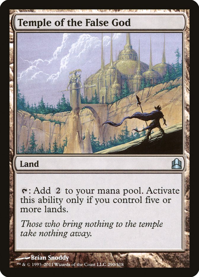 Temple of the False God [Commander 2011] | Chromatic Games