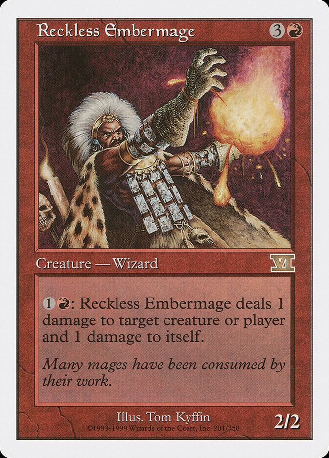 Reckless Embermage [Classic Sixth Edition] | Chromatic Games