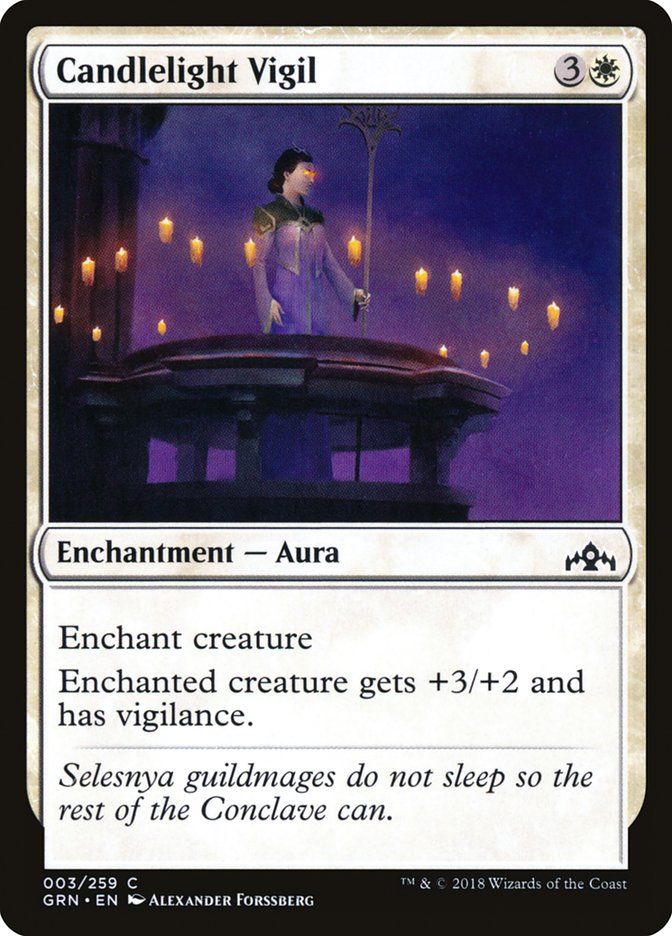 Candlelight Vigil [Guilds of Ravnica] | Chromatic Games