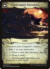 Conqueror's Galleon // Conqueror's Foothold [Ixalan Prerelease Promos] | Chromatic Games