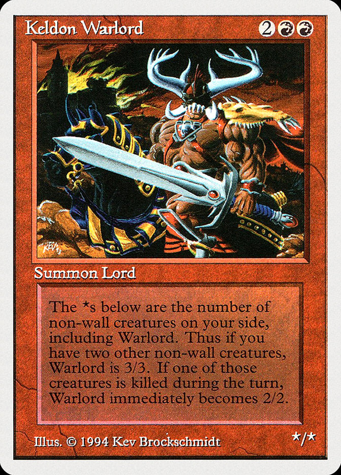 Keldon Warlord [Summer Magic / Edgar] | Chromatic Games