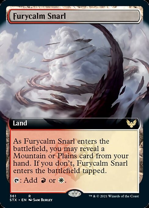 Furycalm Snarl (Extended Art) [Strixhaven: School of Mages] | Chromatic Games