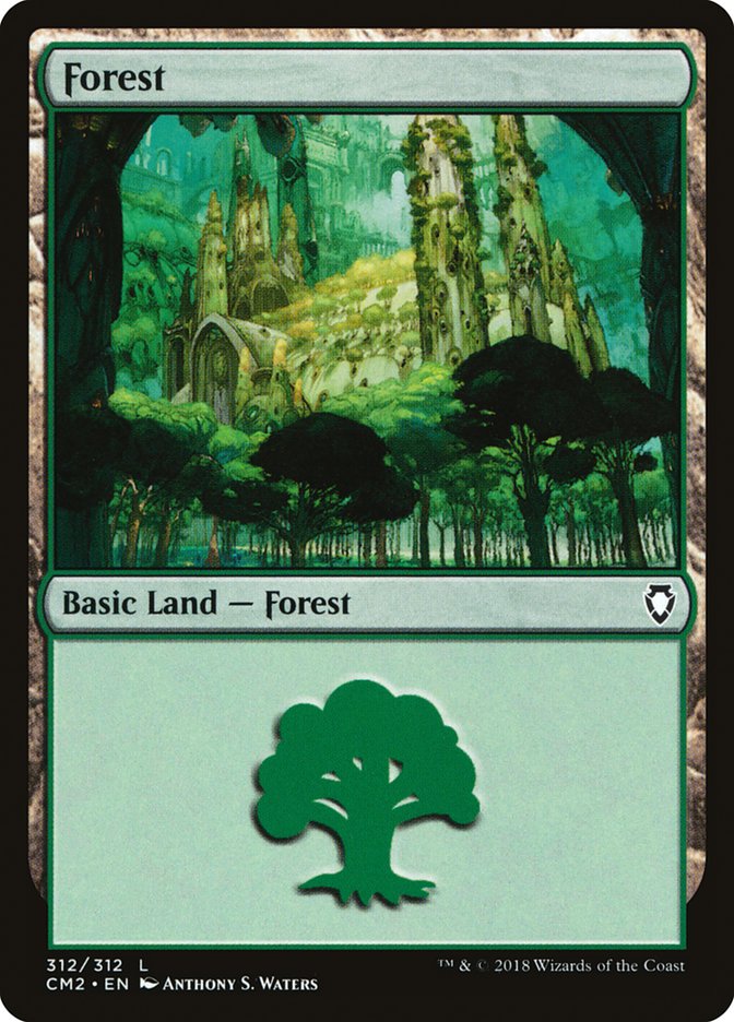 Forest (312) [Commander Anthology Volume II] | Chromatic Games