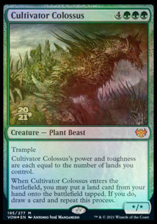 Cultivator Colossus [Innistrad: Crimson Vow Prerelease Promos] | Chromatic Games