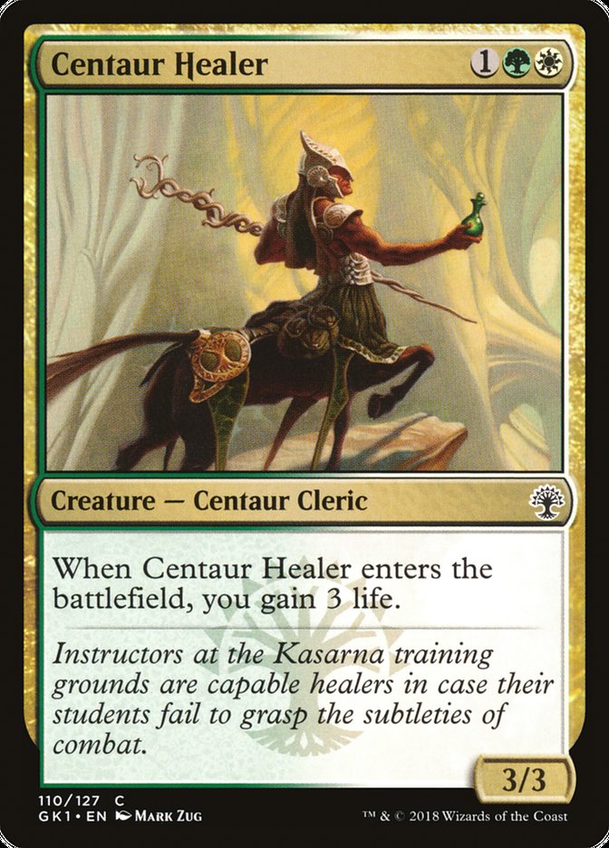 Centaur Healer [Guilds of Ravnica Guild Kit] | Chromatic Games