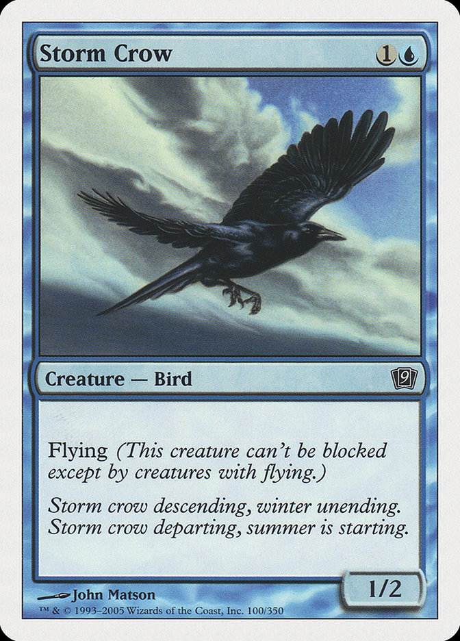 Storm Crow [Ninth Edition] | Chromatic Games