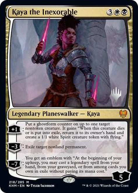 Kaya the Inexorable (Promo Pack) [Kaldheim Promos] | Chromatic Games