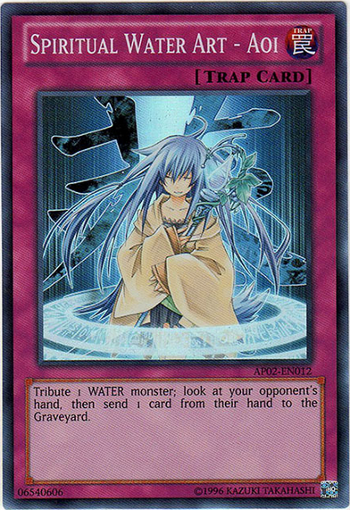 Spiritual Water Art - Aoi [AP02-EN012] Super Rare | Chromatic Games