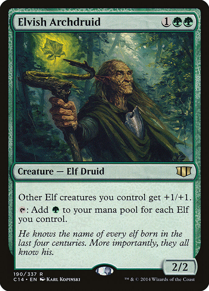 Elvish Archdruid [Commander 2014] | Chromatic Games