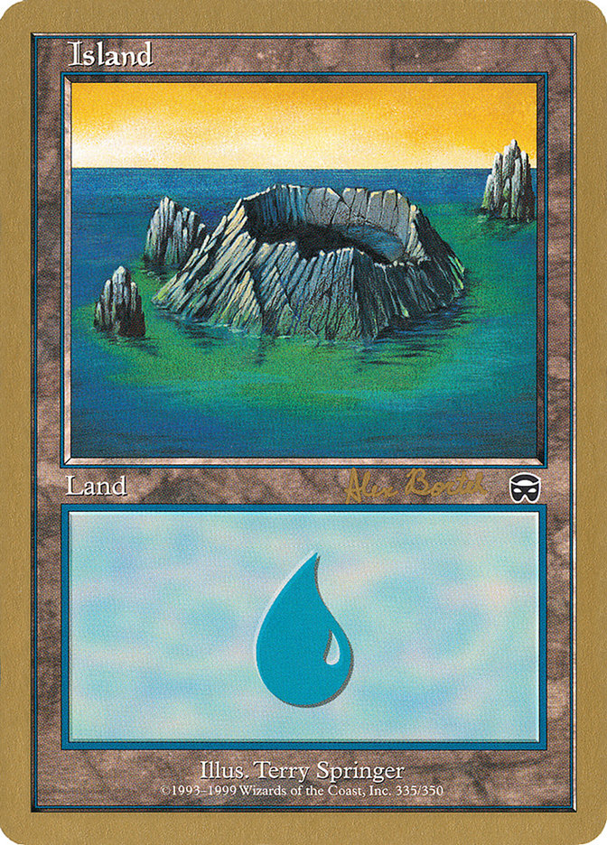 Island (ab335) (Alex Borteh) [World Championship Decks 2001] | Chromatic Games