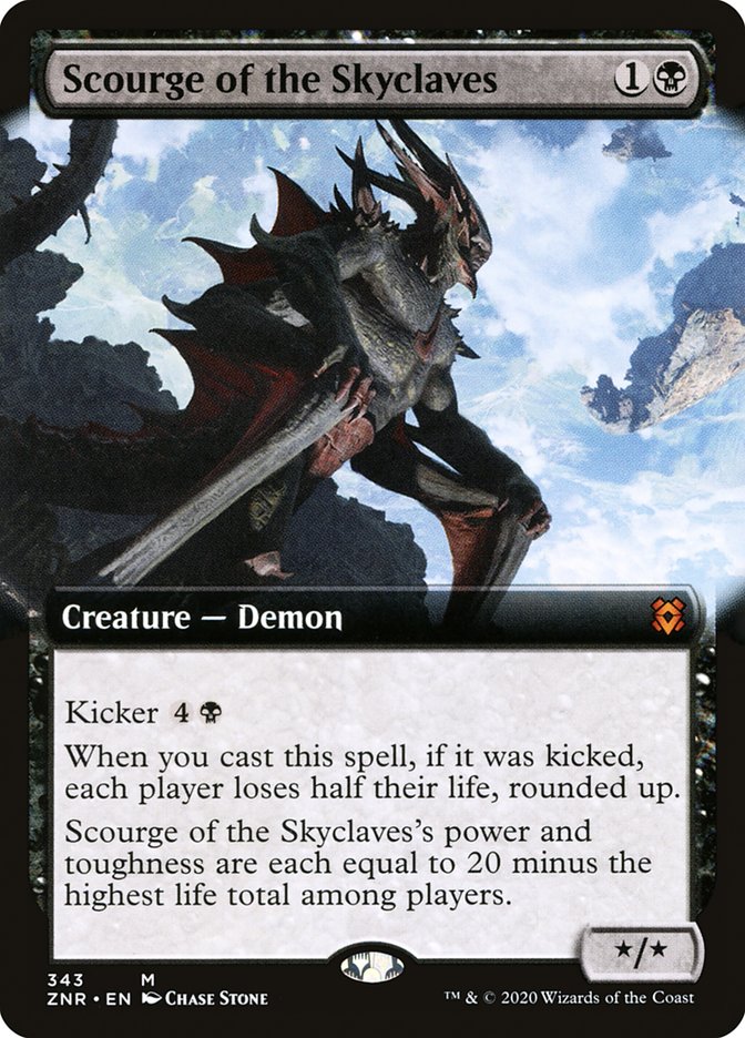 Scourge of the Skyclaves (Extended Art) [Zendikar Rising] | Chromatic Games