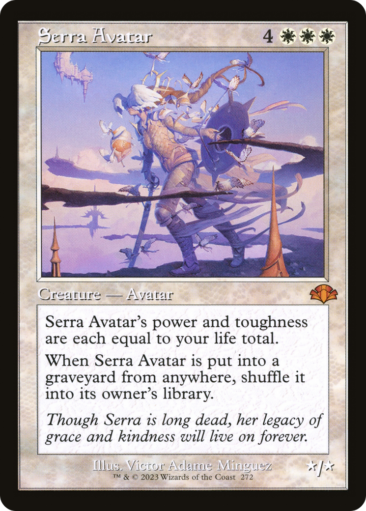 Serra Avatar (Retro) [Dominaria Remastered] | Chromatic Games