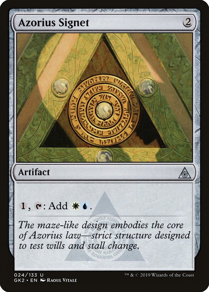 Azorius Signet [Ravnica Allegiance Guild Kit] | Chromatic Games