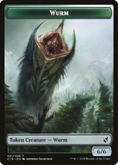 Beast (013) // Wurm Double-Sided Token [Commander 2019 Tokens] | Chromatic Games